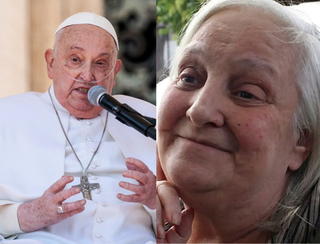 Papa E Sua Irmã (foto Reprodução Redes Sociais)