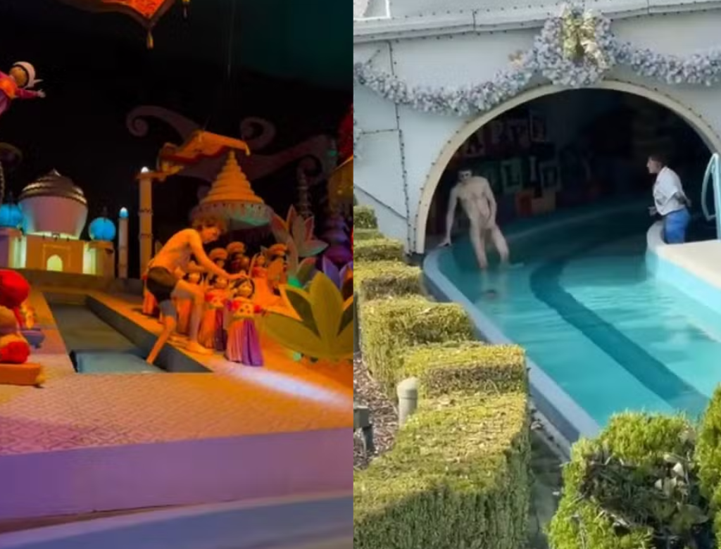 Visitante é Preso Após Circular Pelado Por Atração Da Disney (foto Reprodução Redes Sociais)