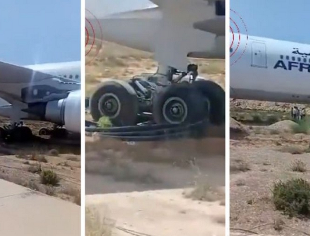 Avião na Líbia (foto Reprodução Redes Sociais) 3