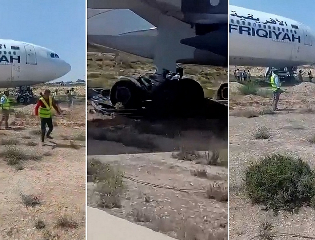 Avião Na Líbia (foto Reprodução Redes Sociais)