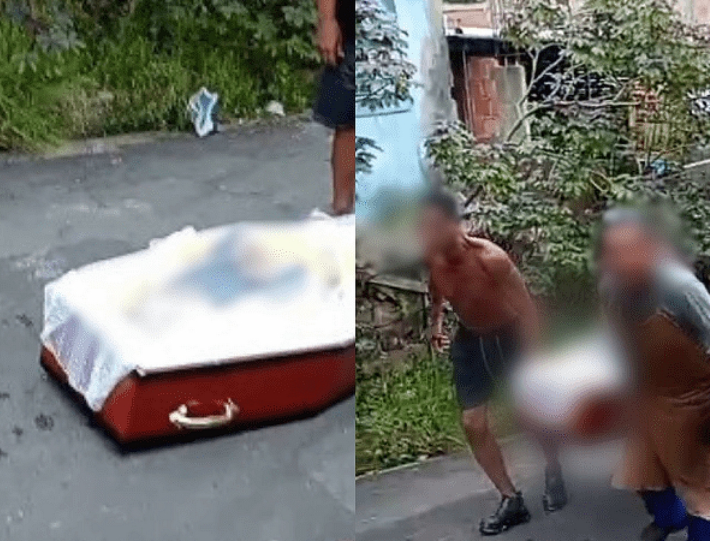 Caixão (foto Reprodução Redes Sociais) 2