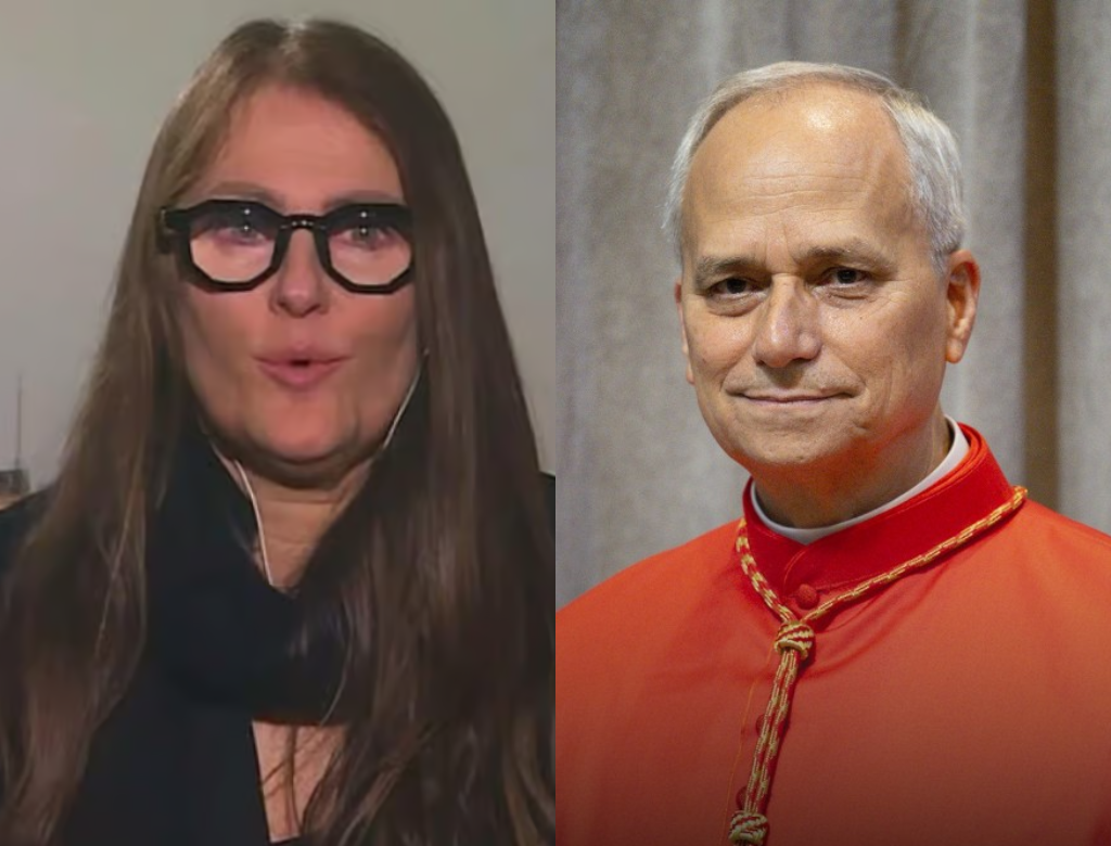Ilze Scamparini E Papa Leão (foto Reprodução Redes Sociais)