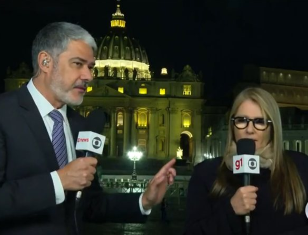 Ilze Scamparini E William Bonner (foto Reprodução Redes Sociais)
