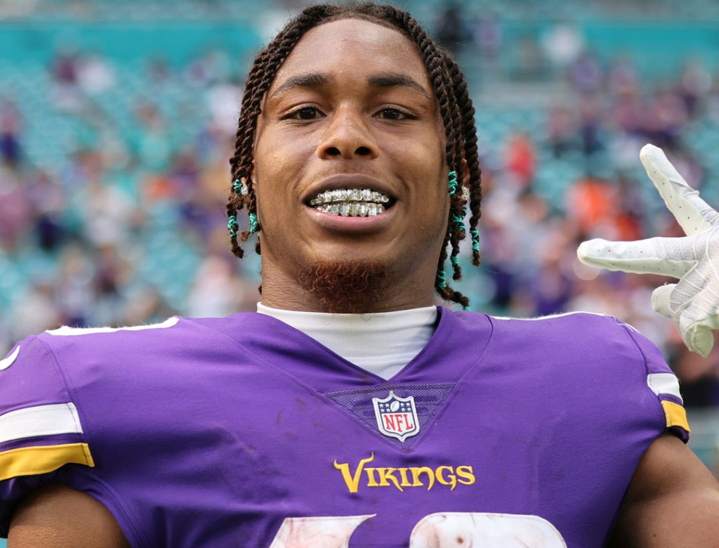 Justin Jefferson (foto Reprodução Redes Sociais)