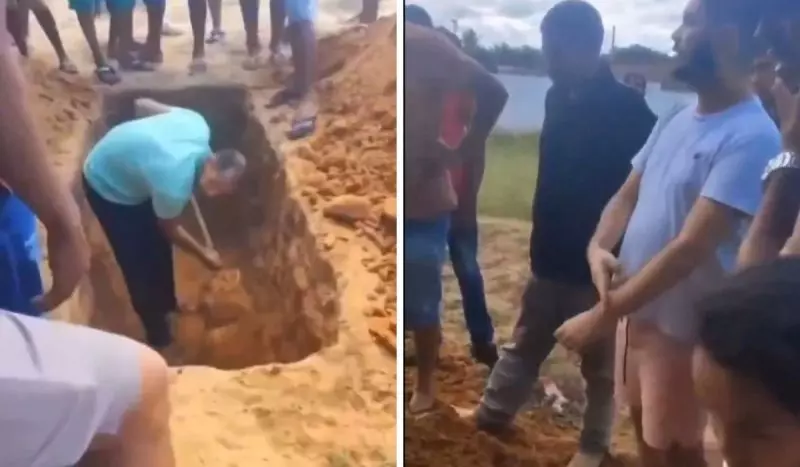 Filho Abre Cova Do Proprio Pai Em Enterro 2 800x467