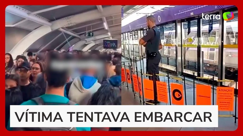 Miniatura Do Vídeo: Passageiro Morre Prensado Entre Portas Do Metrô Em São Paulo