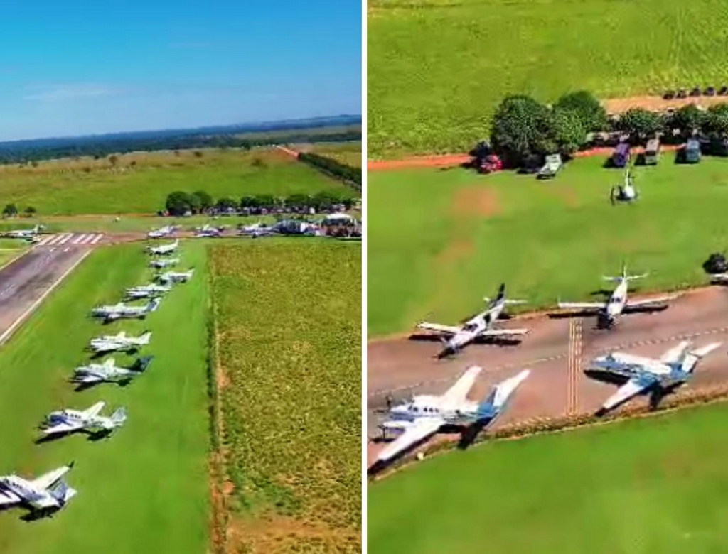Aeronaves (foto Reprodução Redes Sociais)