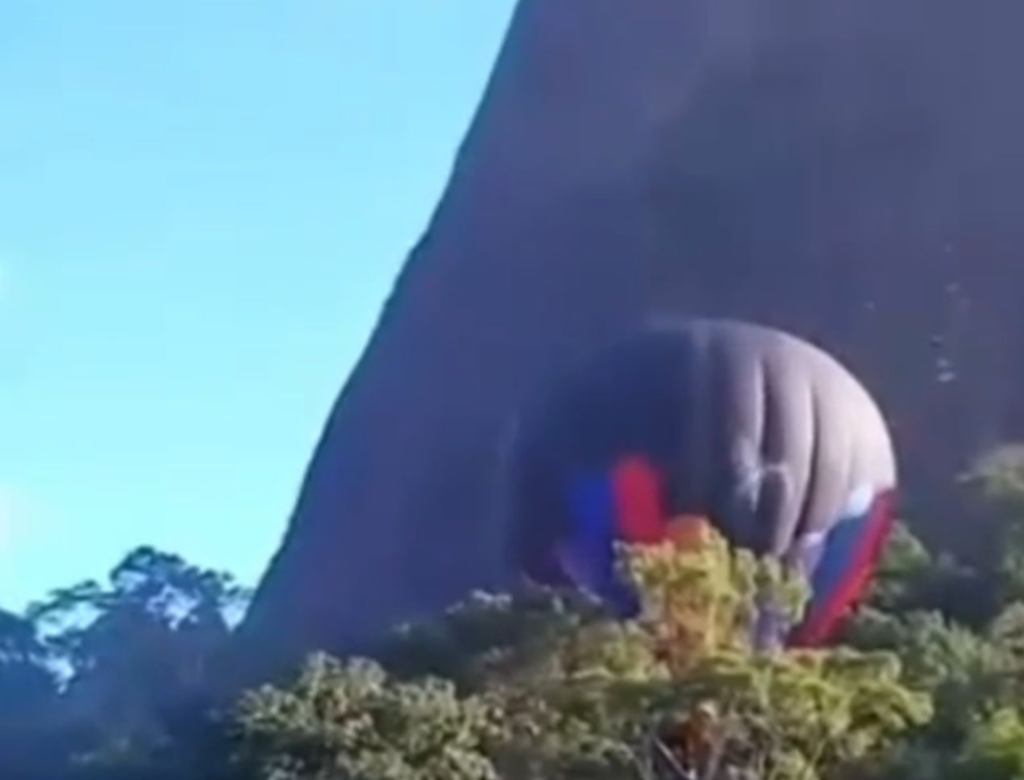 Após Tragédia Em Sc, Balão Faz Pouso Em área De Mata No Espírito Santo (foto Reprodução Redes Sociais)