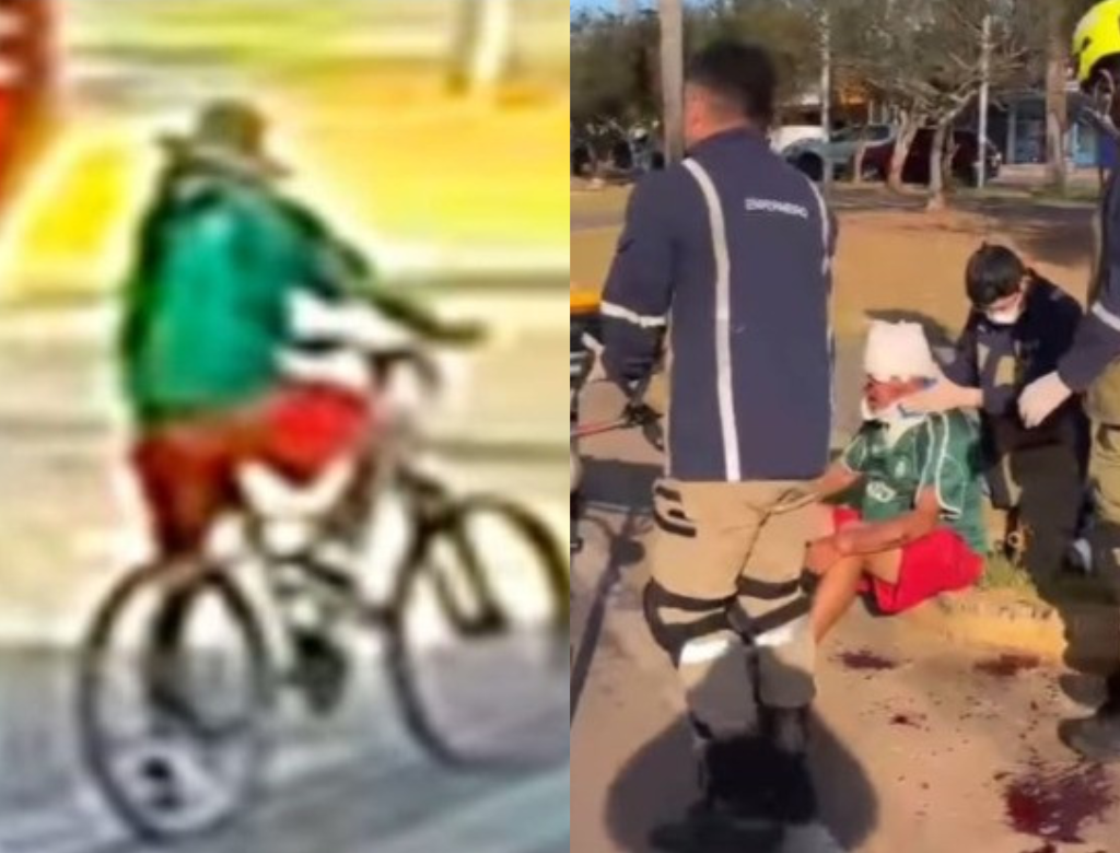 Ciclista é Atropelado Em Faixa De Pedestre (foto Reprodução Redes Sociais)