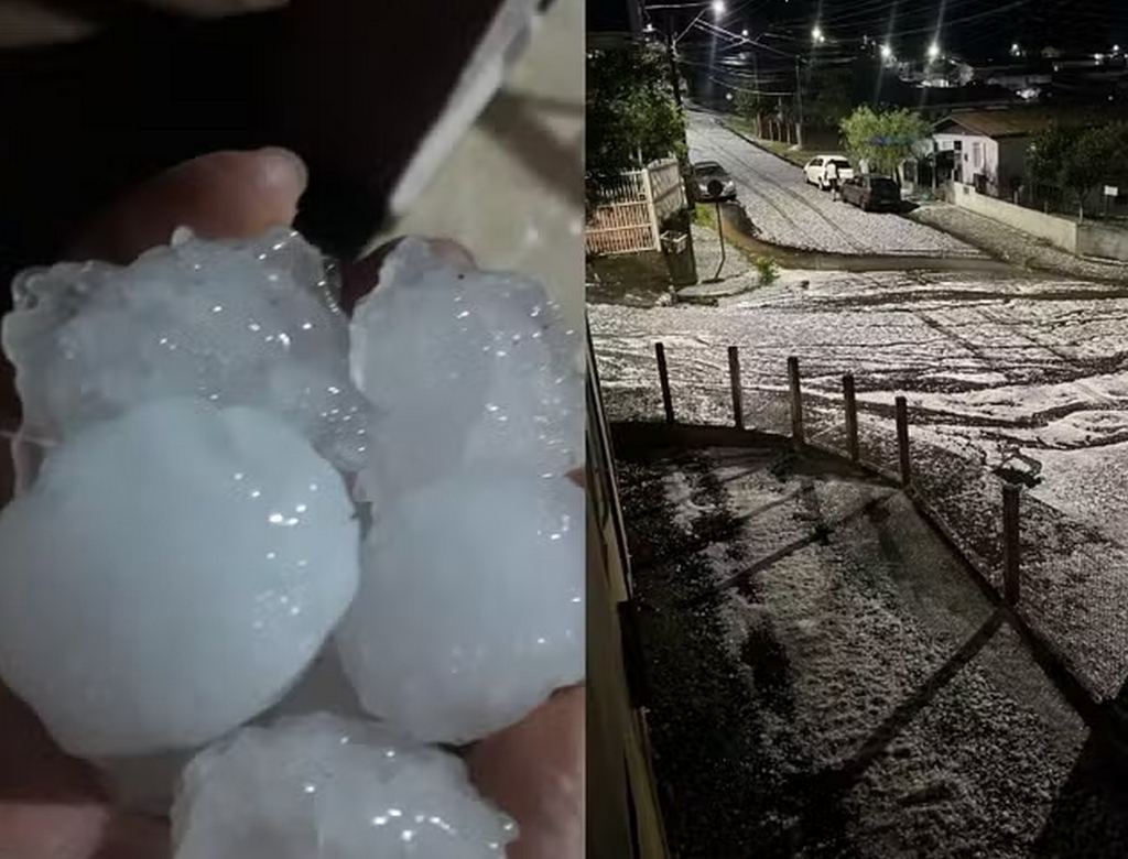 Granizo (foto Reprodução Redes Sociais) 1