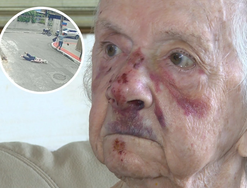 Idosa De 93 Anos é Derrubada Durante Assalto Em Vitória (foto Reprodução Redes Sociais)