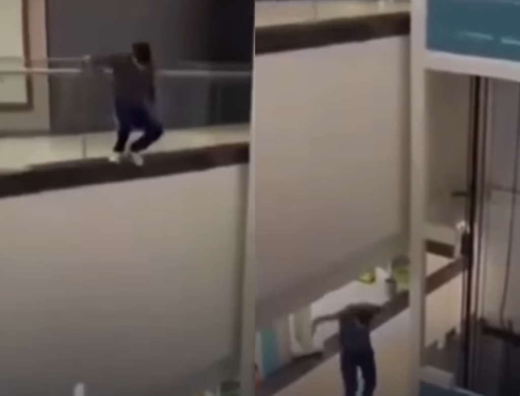 Jovem Pula Do 3º Andar De Shopping E Cai Desacordado (foto Reprodução Redes Sociais)