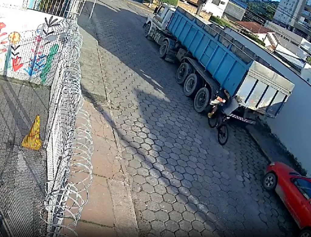 Ciclista (foto Reprodução Redes Sociais) 