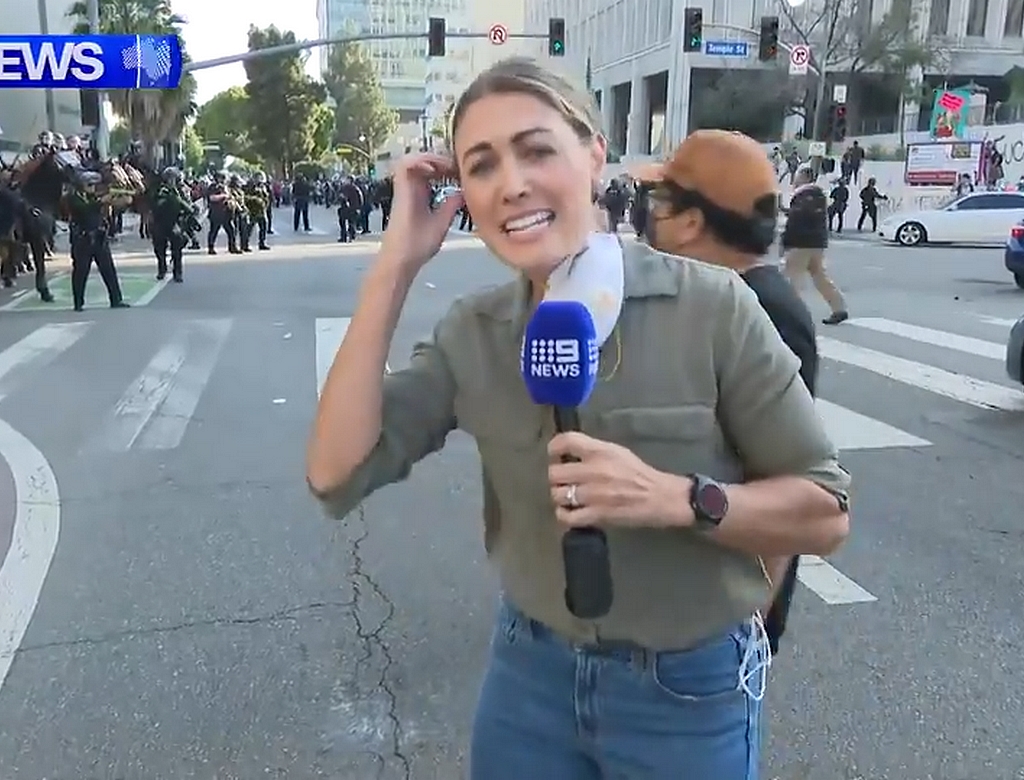 Repórter (foto Reprodução Redes Sociais)