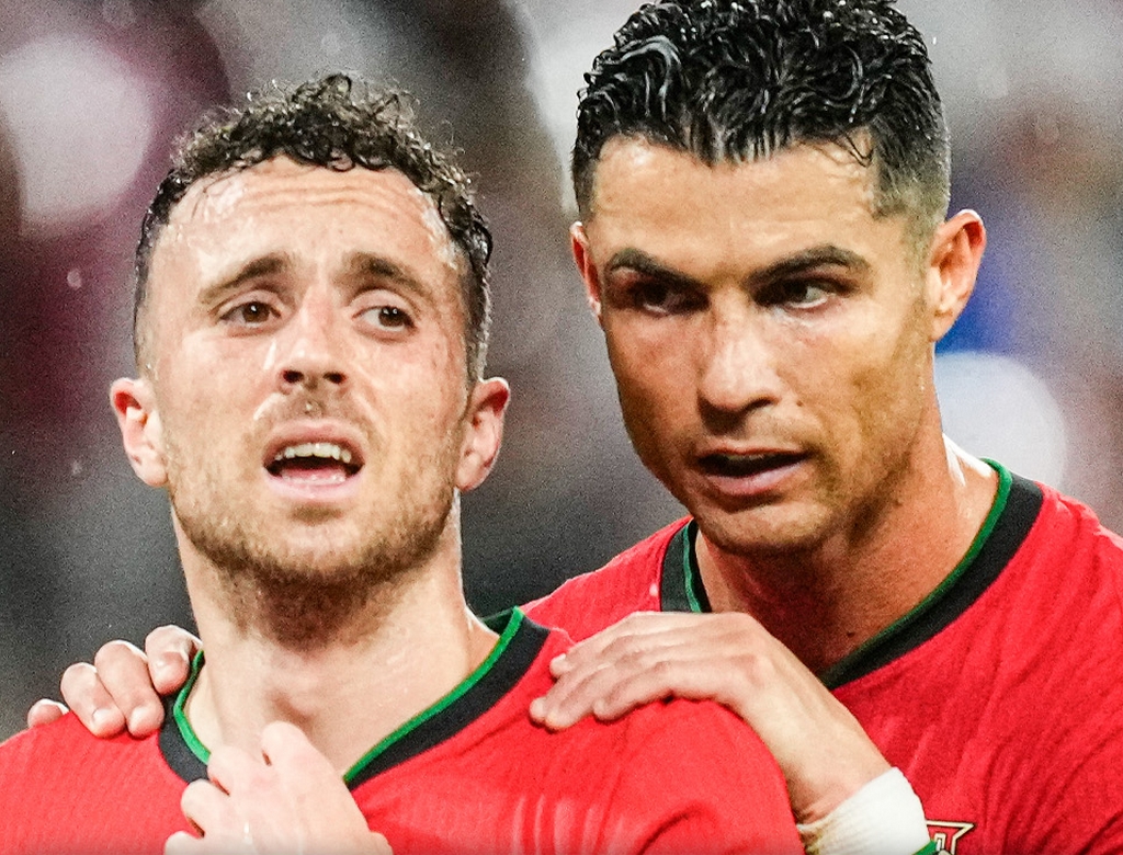 Diogo Jota E Cristiano Ronaldo (foto Reprodução Redes Sociais)