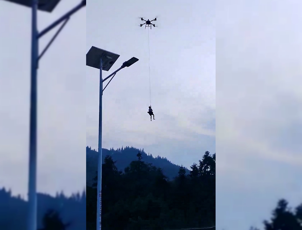 Drone (foto Reprodução Redes Sociais)