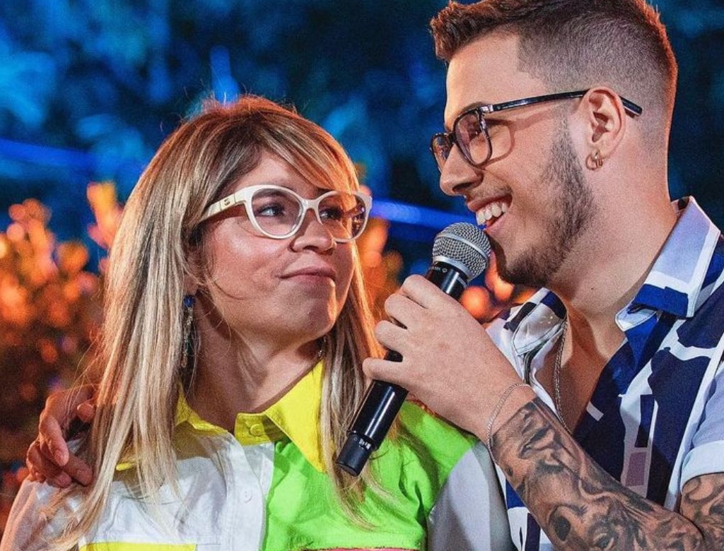 João Gustavo e Marília Mendonça (foto Reprodução Redes Sociais)